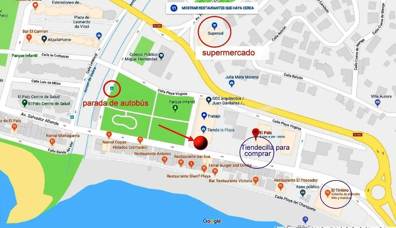 Playa Del Palo, 3D2B Fibra Optica Aire Acondicionado Alfonsina Y El Mar Apartment Malaga